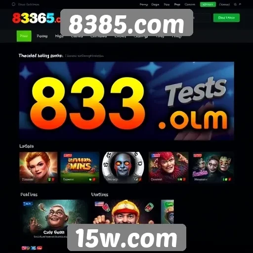 Análise da popularidade do site 8385.com entre os jogadores